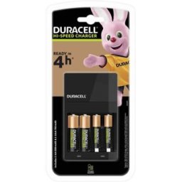 Chargeur de piles rondes NiMH avec accus Duracell CEF14