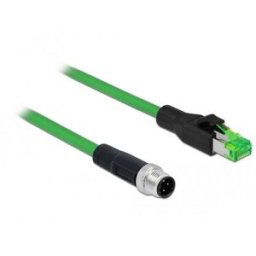 Delock 85438 RJ45 / M12 Câble réseau, câble patch SF/UTP 2.00 m vert 1 pc(s)