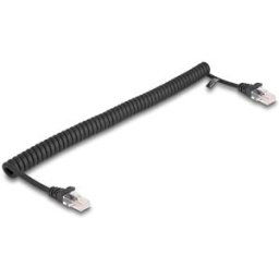 Delock 87992 RJ45 Câble réseau, câble patch CAT 5e 1.00 m noir 1 pc(s)