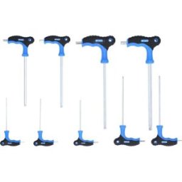 Brilliant Tools BT041100 Jeu de clés mâles coudées 2 mm, 2.5 mm, 3 mm, 4 mm, 5 mm, 6 mm, 7 mm, 8 mm, 10 mm 9 pièces