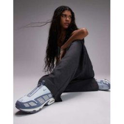 Nike - Air Max SNDR - Baskets unisexes - Bleu et blanc cassÃ© Blanc WM 9 female