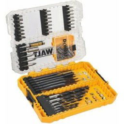 DeWALT DT70758 Embouts de vissage et foret a bois, Set 57-pieces