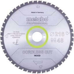 Metabo Lame de scie a bois sans fil 216 x 30 x 1,2 mm Z28 628444000