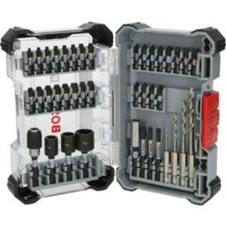 Bosch Coffret PRO Impact Wood Set de 40 pieces avec embouts de vissage et meches bois