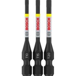 Bosch Embouts PRO T Impact, T10, T15, T20, 55 mm, 3 pieces 2608521U54