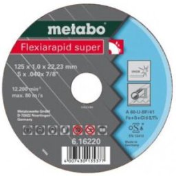 Metabo Flexiarapid Super Disque a tronçonner 180x1,6x22,23 inox, TF 41 616226000