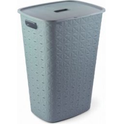 Curver SOFTEX 56L Coffre a linge 34 x 43,8 x 59,9 cm, bleu 00571-Z69