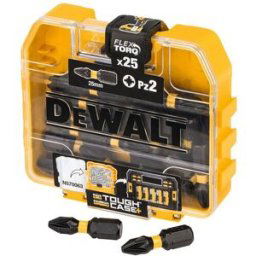 DeWALT DT70556T 25 embouts de vissage Impact Torsion Pz2 en boite Tic Tac