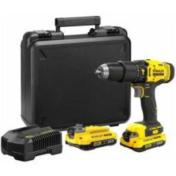 Stanley SFMCD711D22 FatMax V20 Perceuse visseuse a percussion (50Nm/18V/2x2,0Ah), coffret