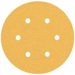 Bosch Feuille abrasive EXPERT C470 a 6 trous, 150 mm, G 100, 5 pieces 2608900816
