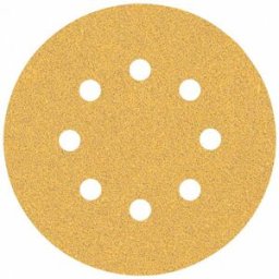 Bosch Feuille abrasive EXPERT C470 a 8 trous, 125 mm, G 60, 5 pieces 2608900804