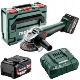 Metabo W 18 7-125 Meuleuse d angle sans fil (18V/2x4,0Ah/125mm) +MetaBOX 602371510