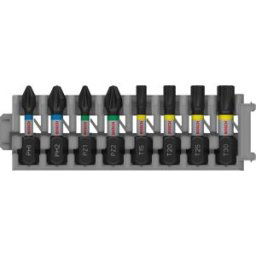 Bosch Coffret d'embouts de vissage PRO Impact, PH1/PH2/PZ1/PZ2/T15/T20/T25/T30