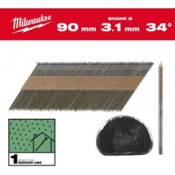 Milwaukee Clous de charpente (3.1x90mm/2.200pcs) 4932492604