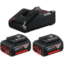Bosch 2 batteries GBA 18V 4.0Ah + GAL 18V-40 1600A019S0