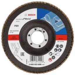Bosch Standard for Metal Plateau a lamelles X431 125 mm, 22,23 mm, 80 2608603658
