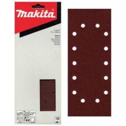 Makita P-33059 Feuilles rectangulaires abrasives 115 x 280 mm 10Qté