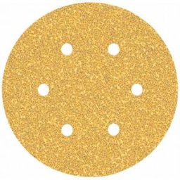 Bosch Feuille abrasive EXPERT C470 a 6 trous, 150 mm, G 40, 50 pieces 2608900917