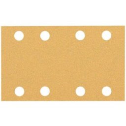 Bosch Feuille abrasive EXPERT C470 a 8 trous, 80 x 133 mm, G 80, 10 pieces 2608900879