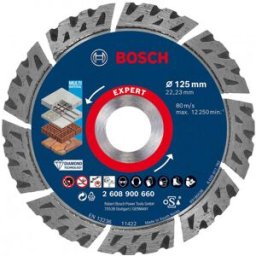 Bosch Disque a tronçonner diamanté EXPERT MultiMaterial 125 x2,2x12 mm 2608900660