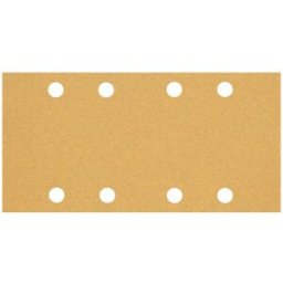 Bosch Feuille abrasive EXPERT C470 a 8 trous, 93 x 186 mm, G 60, 10 pieces 2608900854