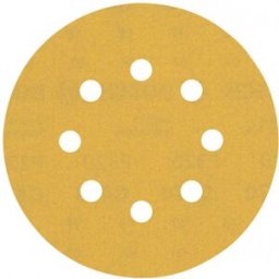 Bosch Feuille abrasive EXPERT C470 a 8 trous, 125 mm, G 320, 50 pieces 2608900915