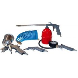 GÜDE Outils pneumatiques en métal pour compresseur set de 5 pieces 84089
