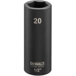 DeWALT DT7554 IMPACT Tete a six pans creux 20 mm x 1/2''. Long
