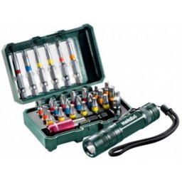 Metabo Foret Lot de 29 pieces + Mini lampe de poche 626721000