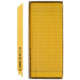 DeWALT DT2400 BI-Metal Lames de scie sabre 222,5 x 2,5 mm 100 Pieces