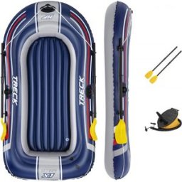 BESTWAY Hydro Force Treck X1 Bateau gonflable, 228 x 121 x 32 cm avec rame 61083