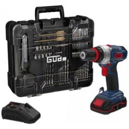 GÜDE BS 18 Perceuse Visseuse sans fil - Coffret 126 pieces 58701