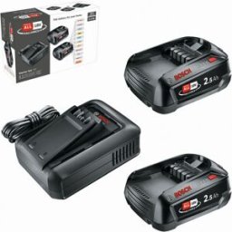 Bosch Starter Set 18V (2 batteries 2,5 Ah + AL 18V-44) 1600A031T5