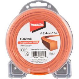 Makita E-02808 Bobines de fil carré Plus ''Square Trim'' 2,4mm/15m