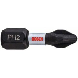 Bosch Embout PRO Phillips Impact, PH2, 25 mm, 2 pieces 2608522403