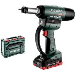 Metabo NMP 18 LTX BL M10 Pistolet pour écrous a sertir sans fil 2x4.0 Ah,MetaBO 601788800