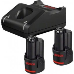 Bosch 2× GBA 12V 2.0Ah + GAL 12V-40 set de base 1600A019R8