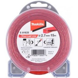 Makita E-01828 Fil nylon hélicoidal pour débroussailleuse a batterie 2.7mm,15m