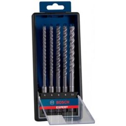 Bosch Coffret de 5 forets pour perforateur EXPERT SDS plus-7X, 6/6/8/8/10 mm 2608900198
