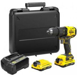 Stanley SFMCD710D2K-QW V20 Perceuse visseuse (60Nm/18V/2x2,0Ah), coffret