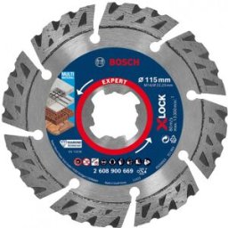 Bosch Disque a tronçonner diamanté X-LOCK EXPERT MultiMaterial 115x2,4x12mm 2608900669
