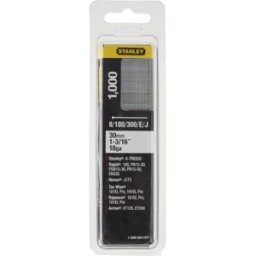 Stanley 1-SWKBN1187T 30 mm/1 3/16"/18 Clous type 8/300/E/J, 1000 pieces