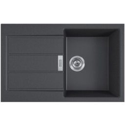 Franke SIRIUS 2 S2D 611-78 Evier tectonite, carbone 143.0616.279