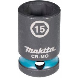 Makita E-16112 clé a douille 1/2", carrée, IMPACT BLACK, 15mm