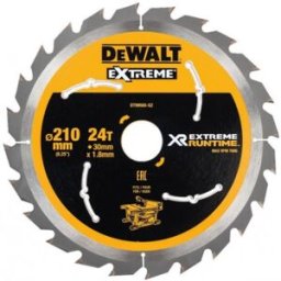 DeWALT DT99565 XR Lame de scie circulaire 210 x 30 mm 24T CSB