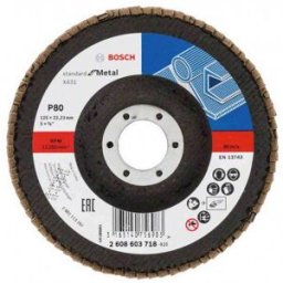 Bosch Plateau a lamelles X431, Standard for Metal, 125 mm, 22,23 mm, 80 2608603718