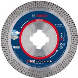 Bosch Disque a tronçonner diamanté X-LOCK EXPERT HardCeramic 115x1,4x10mm 2608900657