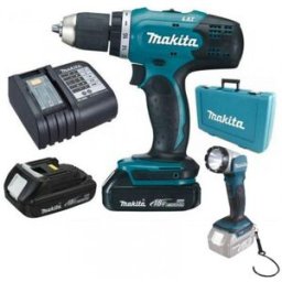 Makita DDF453SYEL Perceuse-visseuse sans fil Li-ion (18V/2x1,5Ah) valise
