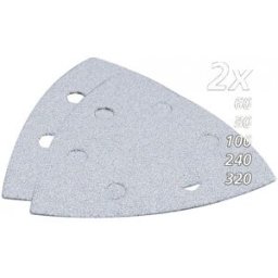 Makita B-21674 Assortiment triangles abrasifs 94 mm, 5 x 2 Qté