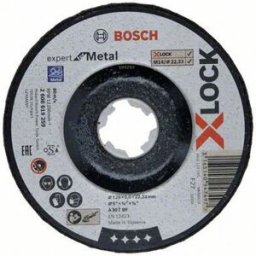 Bosch Disque abrasif Expert for Metal X-LOCK 125 × 6 × 22,23mm 2608619259